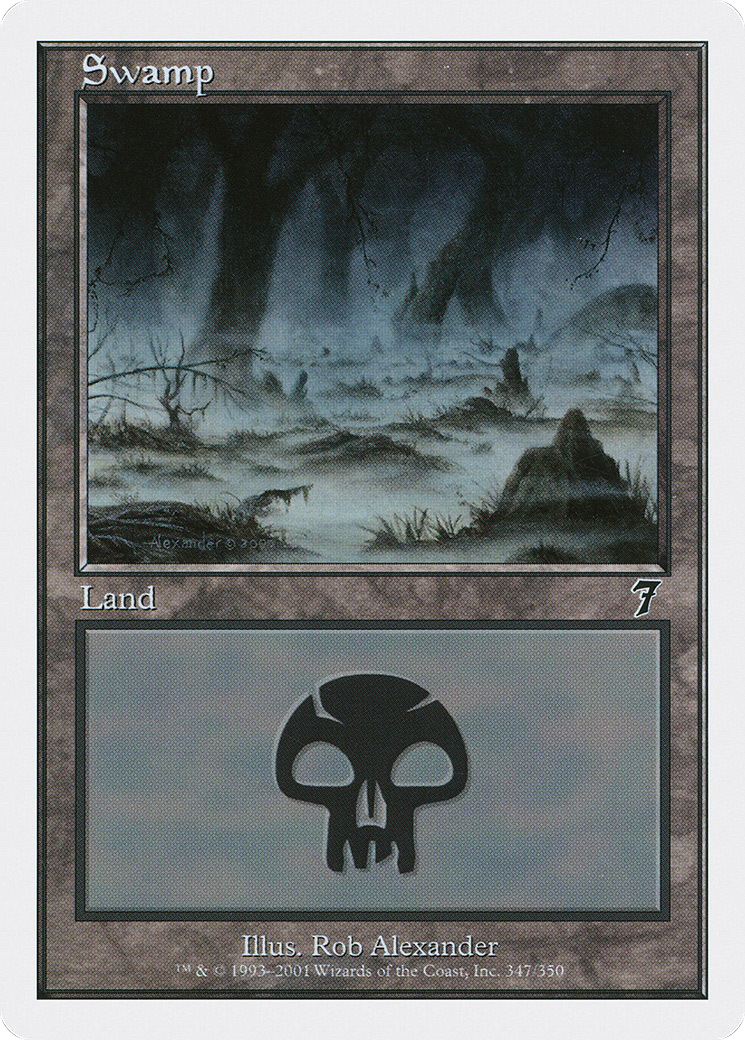 Swamp (7ED-347) - 7th Edition