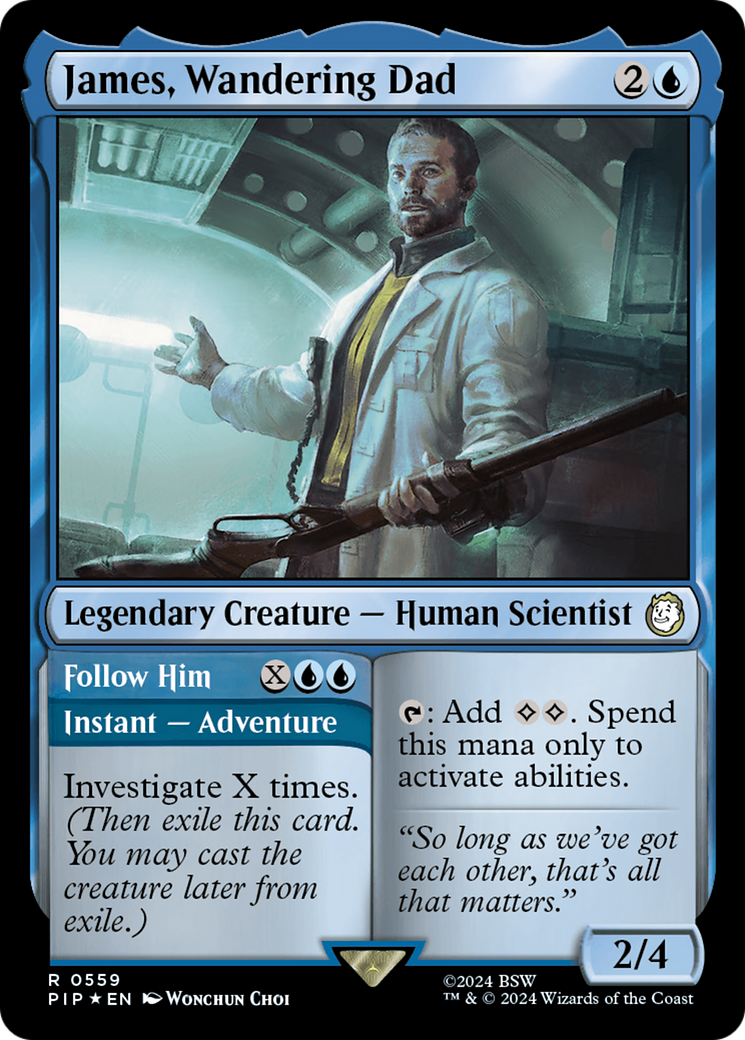 James, Wandering Dad (Surge Foil) (PIP-559) - Fallout Foil