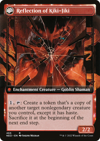 Fable of the Mirror-Breaker (Extended Art) (NEO-465) - Kamigawa: Neon Dynasty: (Extended Art, fandfc, enchantment)