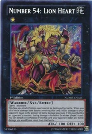 Number 54: Lion Heart (NUMH-EN026) - Number Hunters Unlimited