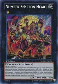 Number 54: Lion Heart (NUMH-EN026) [Number Hunters]