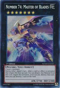 Number 74: Master of Blades (NUMH-EN032) [Number Hunters]