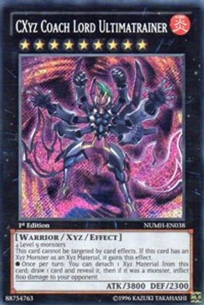 CXyz Coach Lord Ultimatrainer (NUMH-EN038) - Number Hunters 1st Edition