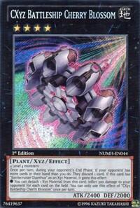 CXyz Battleship Cherry Blossom (NUMH-EN044) [Number Hunters]