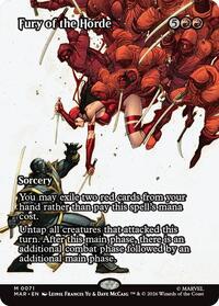 Fury of the Horde (Borderless) (71) [Marvel Universe Eternal-Legal]