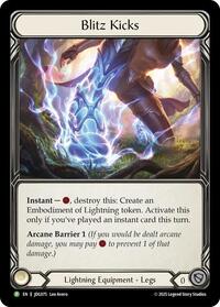 Blitz Kicks - JDG075 (JDG075) [Flesh and Blood: Promo Cards]
