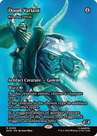 Doom Variant - Roaming Throne (Borderless) (99) [Marvel Universe Eternal-Legal]
