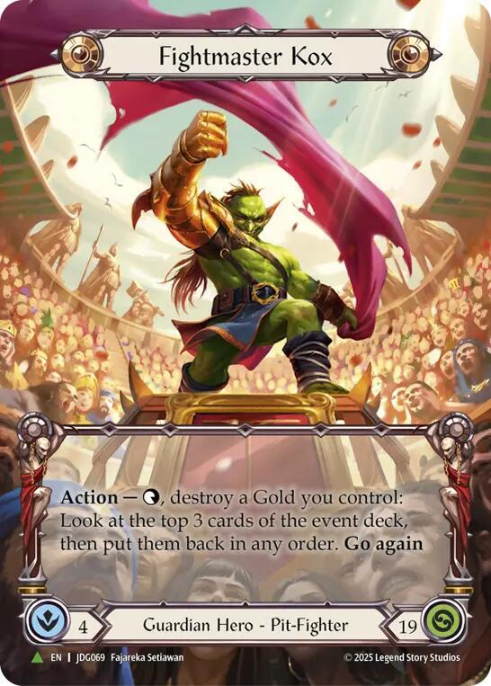 Fightmaster Kox (Marvel) - JDG069 (JDG069) [Flesh and Blood: Promo Cards]