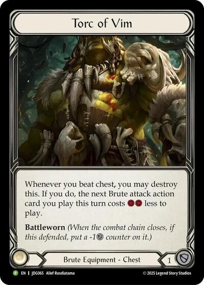 Torc of Vim - JDG065 (JDG065) [Flesh and Blood: Promo Cards]