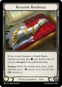 Reverent Rerebrace - JDG074 (JDG074) [Flesh and Blood: Promo Cards]