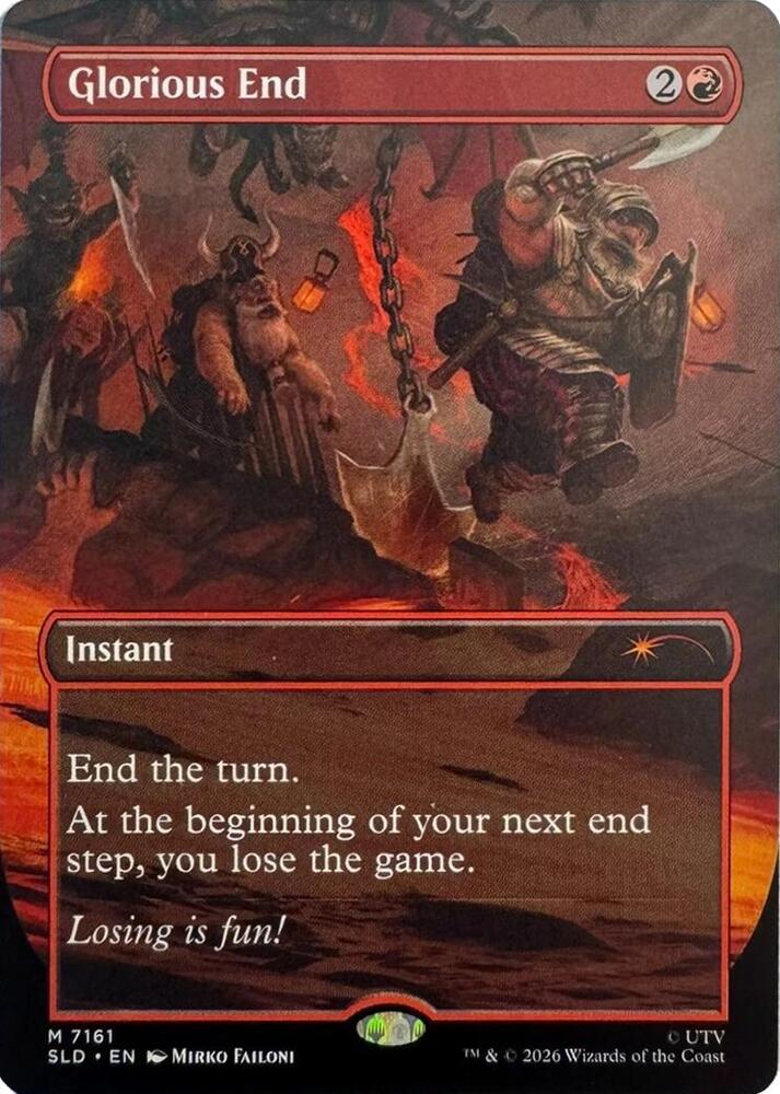 Glorious End (7161) [Secret Lair Drop Series]