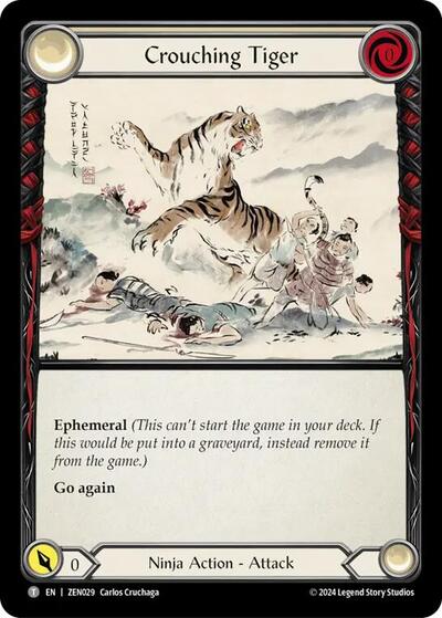 Crouching Tiger (ZENO29) [Blitz Deck: Part the Mistveil - Zen]