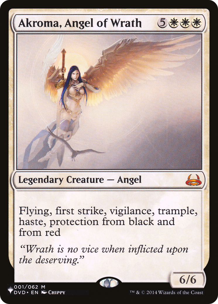 Akroma, Angel of Wrath (LIST-DVD-1) - The List