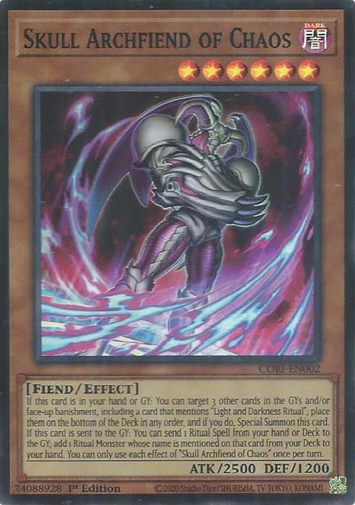 Skull Archfiend of Chaos (CORI-EN002) [Chaos Origins]