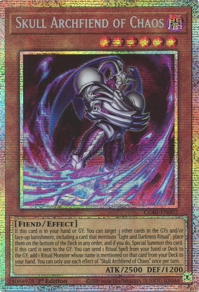 Skull Archfiend of Chaos (Starlight Rare) (CORI-EN002) [Chaos Origins]