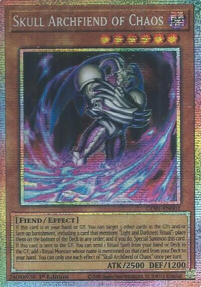 Skull Archfiend of Chaos (Starlight Rare) (CORI-EN002) [Chaos Origins]