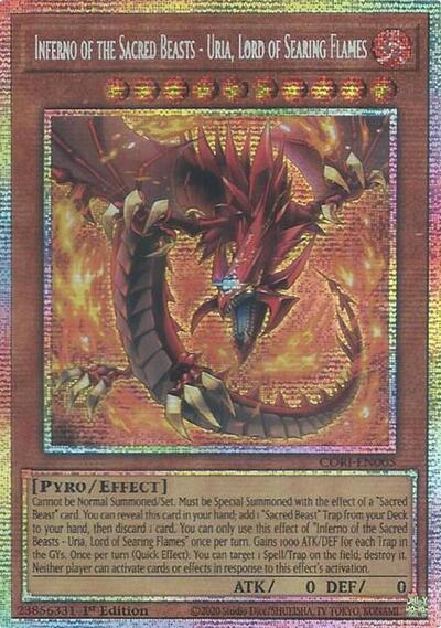 Inferno of the Sacred Beasts - Uria, Lord of Searing Flames (Starlight Rare) (CORI-EN005) [Chaos Origins]