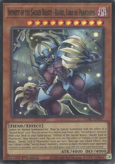 Infinity of the Sacred Beasts - Raviel, Lord of Phantasms (CORI-EN007) [Chaos Origins]
