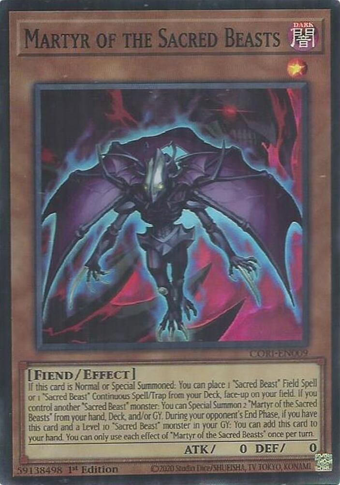 Martyr of the Sacred Beasts (CORI-EN009) [Chaos Origins]