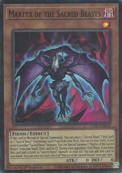 Martyr of the Sacred Beasts (CORI-EN009) [Chaos Origins]
