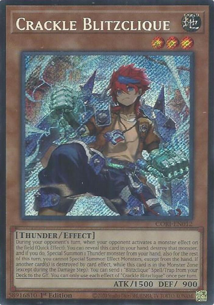 Crackle Blitzclique (CORI-EN012) [Chaos Origins]