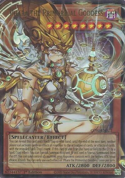 Phara the Primordial Goddess (Extended Art) (CORI-EN022) [Chaos Origins]
