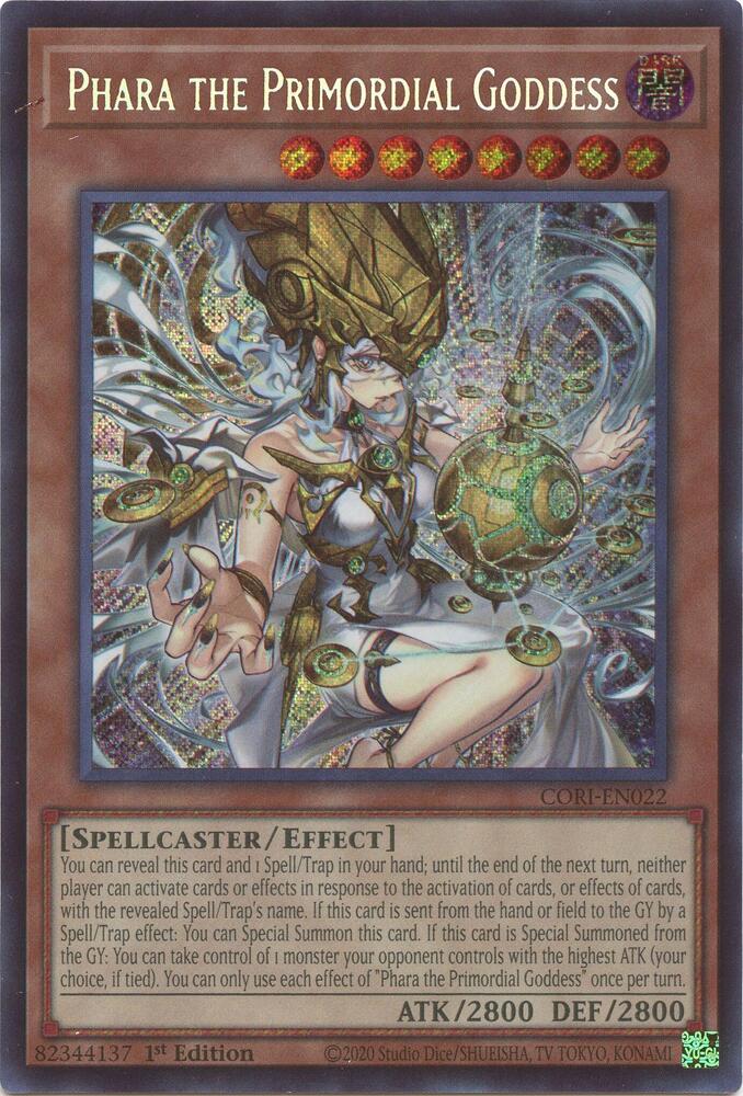 Phara the Primordial Goddess (Secret Rare) (CORI-EN022) [Chaos Origins]