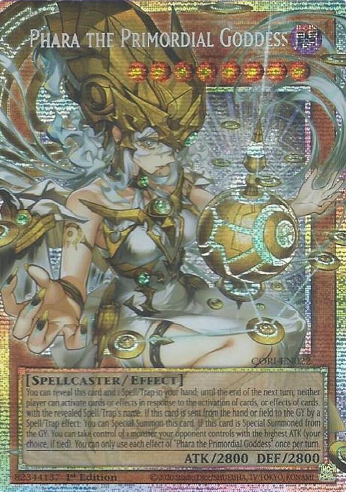 Phara the Primordial Goddess (Starlight Rare) (Extended Art) (CORI-EN022) [Chaos Origins]