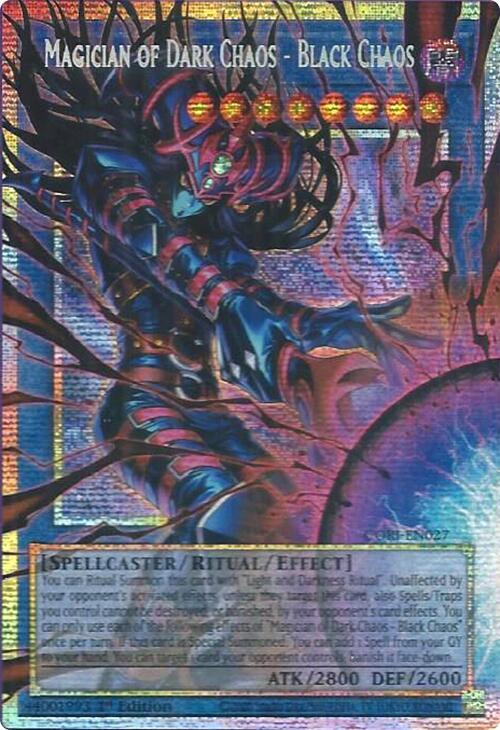 Magician of Dark Chaos - Black Chaos (Starlight Rare) (Extended Art) (CORI-EN027) [Chaos Origins]
