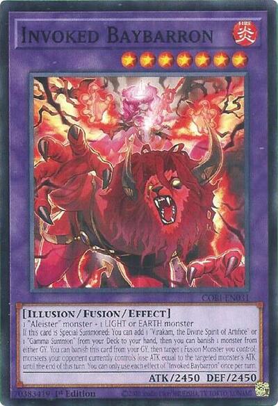Invoked Baybarron (CORI-EN031) [Chaos Origins]