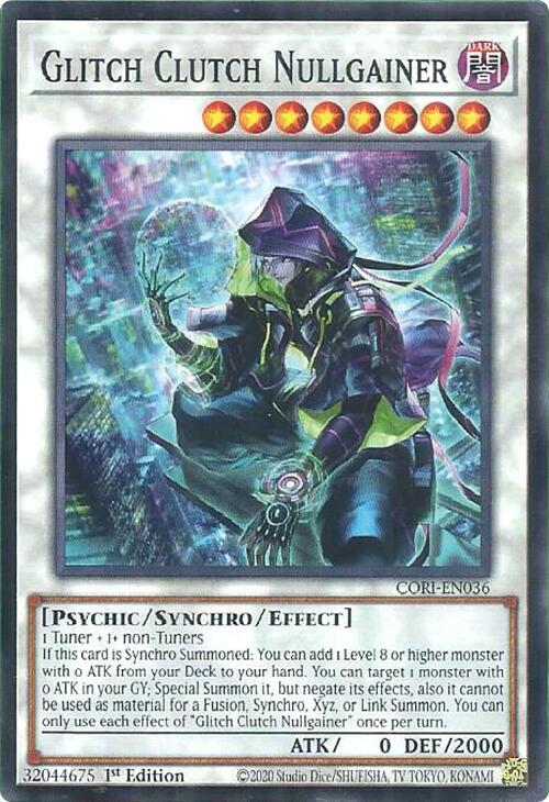 Glitch Clutch Nullgainer (CORI-EN036) [Chaos Origins]
