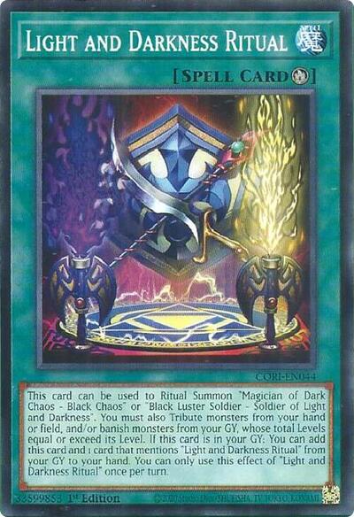 Light and Darkness Ritual (CORI-EN044) [Chaos Origins]