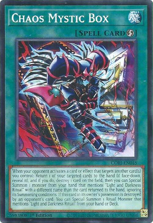 Chaos Mystic Box (CORI-EN045) [Chaos Origins]
