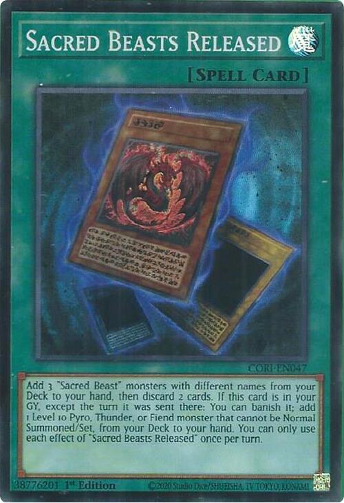 Sacred Beasts Released (CORI-EN047) [Chaos Origins]