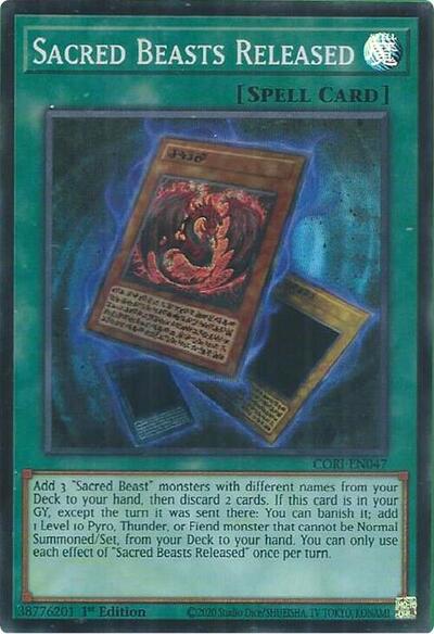 Sacred Beasts Released (CORI-EN047) [Chaos Origins]