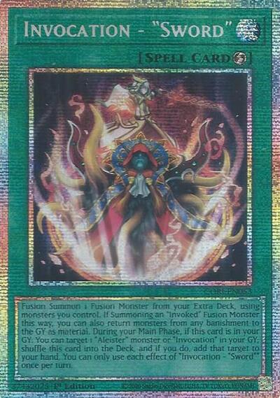 Invocation - "Sword" (Starlight Rare) (CORI-EN053) [Chaos Origins]