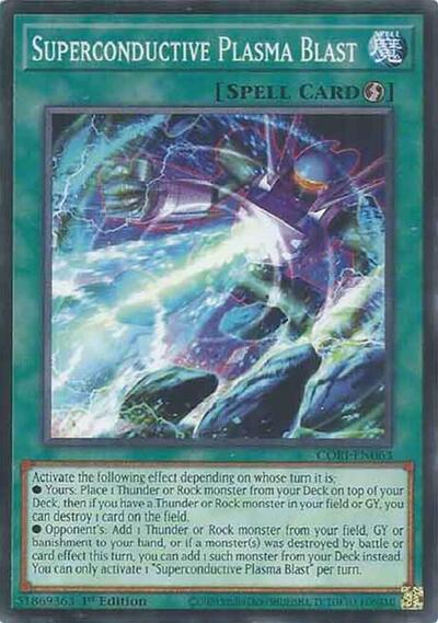 Superconductive Plasma Blast (CORI-EN063) [Chaos Origins]