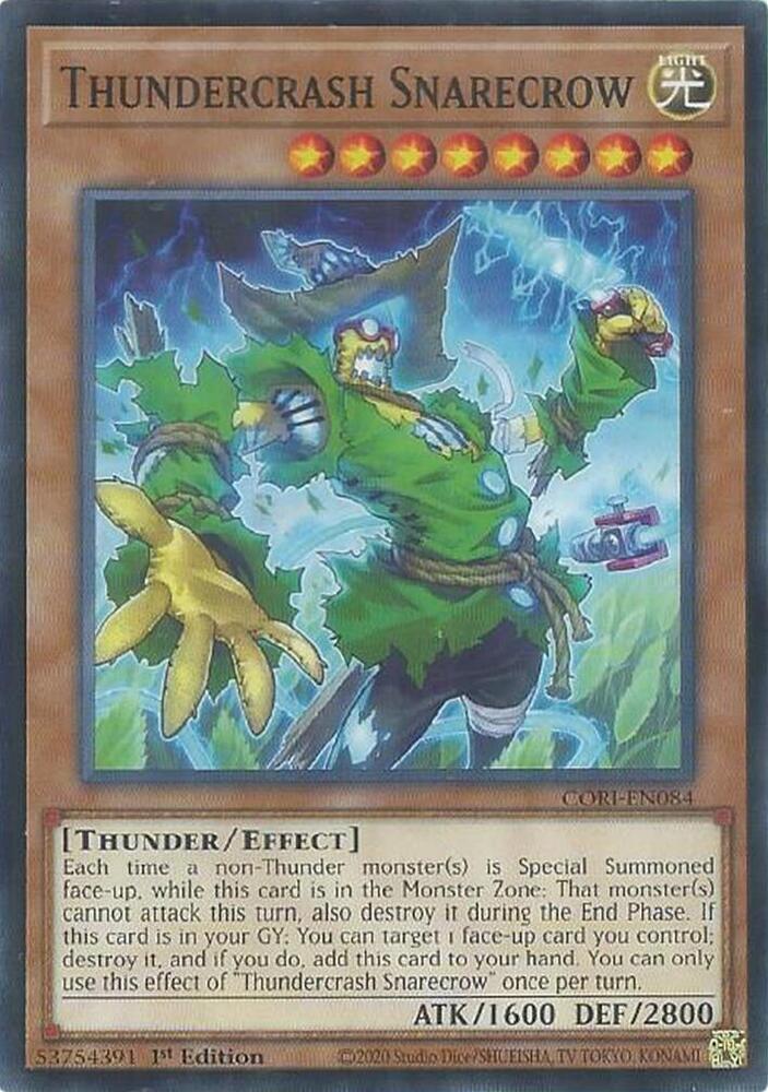 Thundercrash Snarecrow (CORI-EN084) [Chaos Origins]