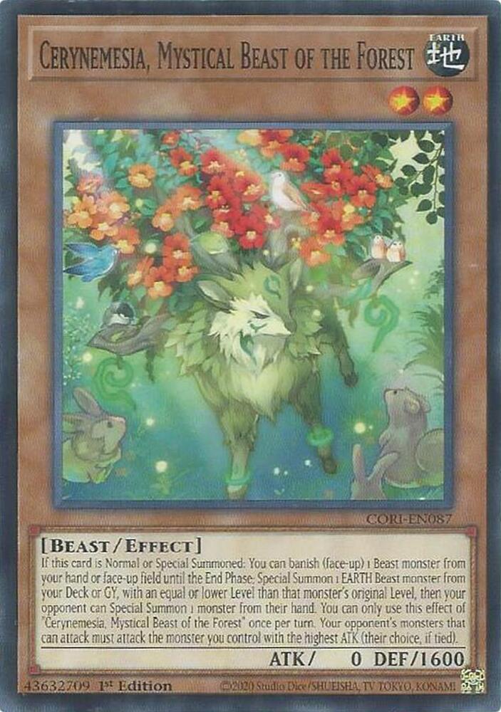 Cerynemesia, Mystical Beast of the Forest (CORI-EN087) [Chaos Origins]