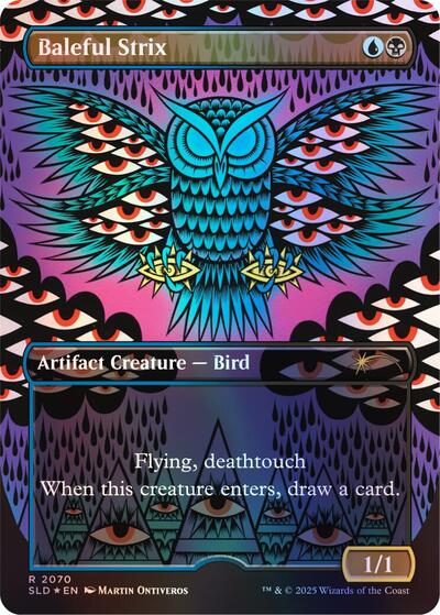 Baleful Strix (2070) (Rainbow Foil) (2070) [Secret Lair Drop Series]