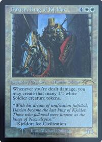 Darien, King of Kjeldor (Retro Frame) (7135) [Secret Lair Drop Series]
