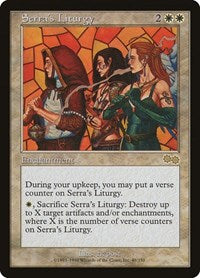 Serra's Liturgy (49) [Urza's Saga]