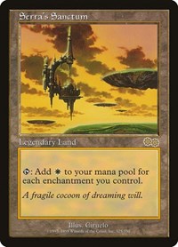 Serra's Sanctum (325) [Urza's Saga]
