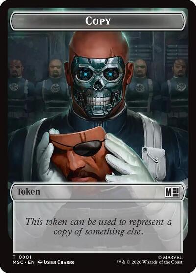 Copy (001) // Ape Villain (010) Double-Sided Token (1 // 10) [Commander: Marvel Super Heroes]