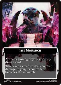 The Monarch (016) // Vibranium (031) Double-Sided Token (Surge Foil) (16 // 31) [Commander: Marvel Super Heroes]