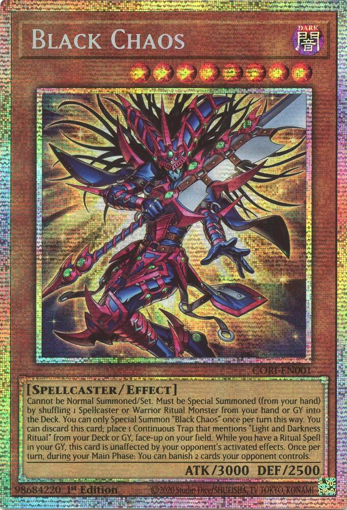 Black Chaos (Starlight Rare) (CORI-EN001) [Chaos Origins]