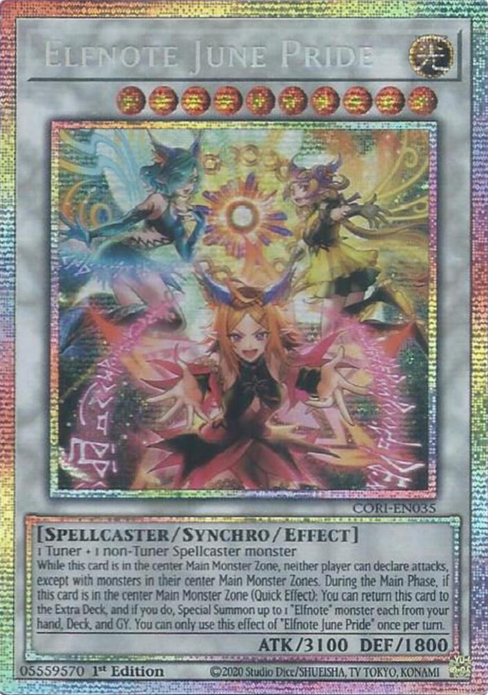 Elfnote June Pride (Starlight Rare) (CORI-EN035) [Chaos Origins]