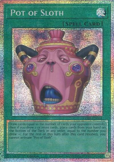 Pot of Sloth (Starlight Rare) (CORI-EN061) [Chaos Origins]