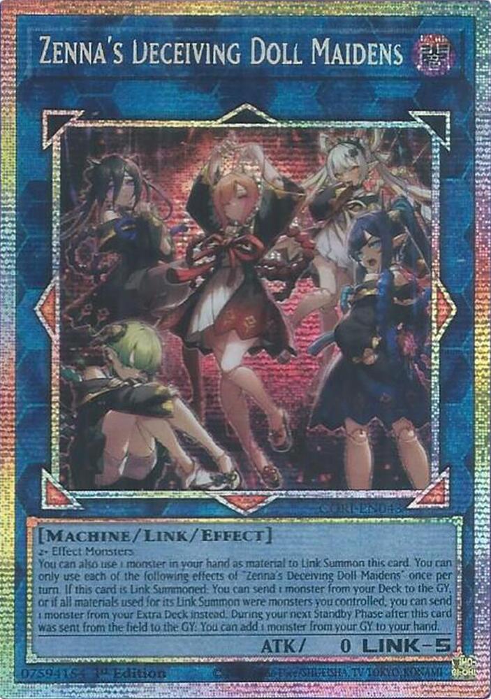 Zenna's Deceiving Doll Maidens (Starlight Rare) (CORI-EN043) [Chaos Origins]