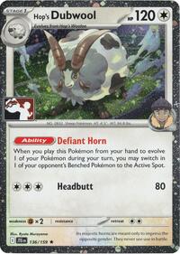 Hop's Dubwool - 136/159 (Cosmos Holo) (136/159) [Prize Pack Series Cards]